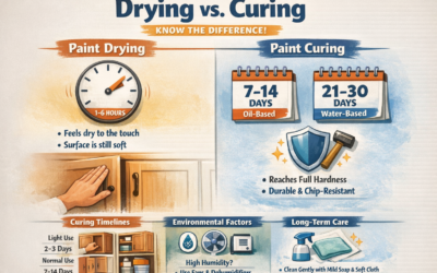 Cabinet Paint Cure Time in Humid Columbus Summers