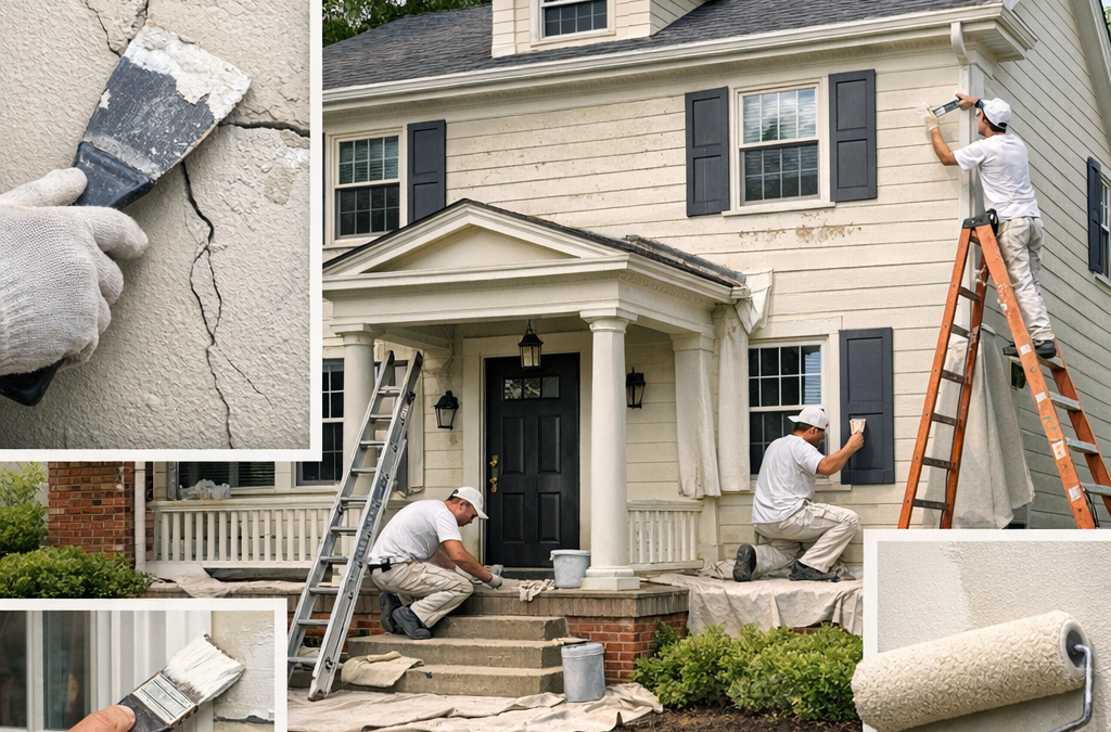 Painting Older Homes in Upper Arlington: Prep for Cracks, Detailed Trim, and Smooth Finishes