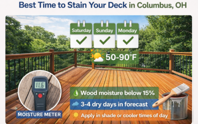 When to Stain a Deck in Columbus